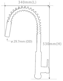 Single Handle Lantern Shaped Faucet